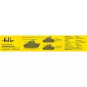 Heller Starter Kit M4A2 Sherman “Division Leclerc” 1/72 – complete tank model kit