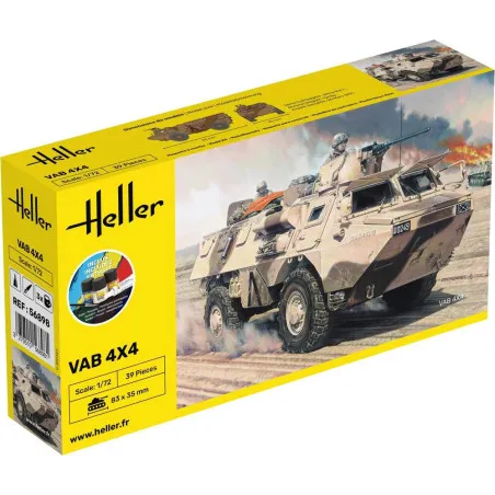 Starter Kit VAB 4x4 1/72 – maquette blindé complète