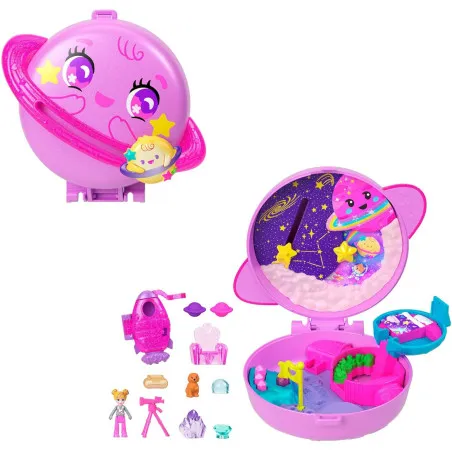Polly Pocket - Planet Polly Compact- Space Exploration - Mattel