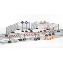 Bruder 62007 accessoires chantier clôtures panneaux pylônes 1:16