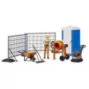 Bruder 62008 – Kit chantier BWorld accessoires 1:16