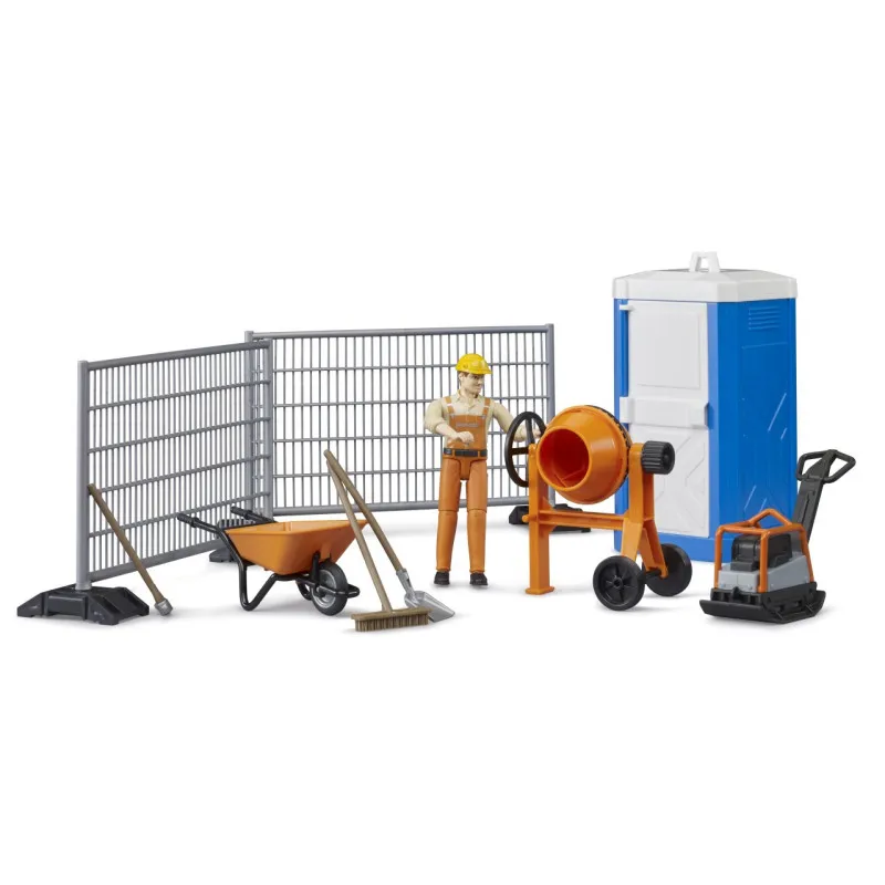 Bruder 62008 – Kit chantier BWorld accessoires 1:16