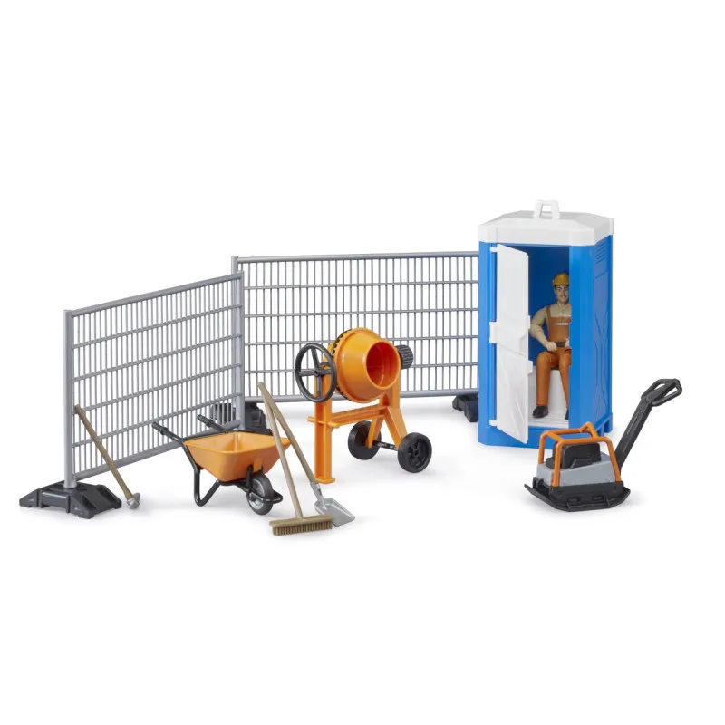 Bruder 62008 – Kit chantier BWorld accessoires 1:16