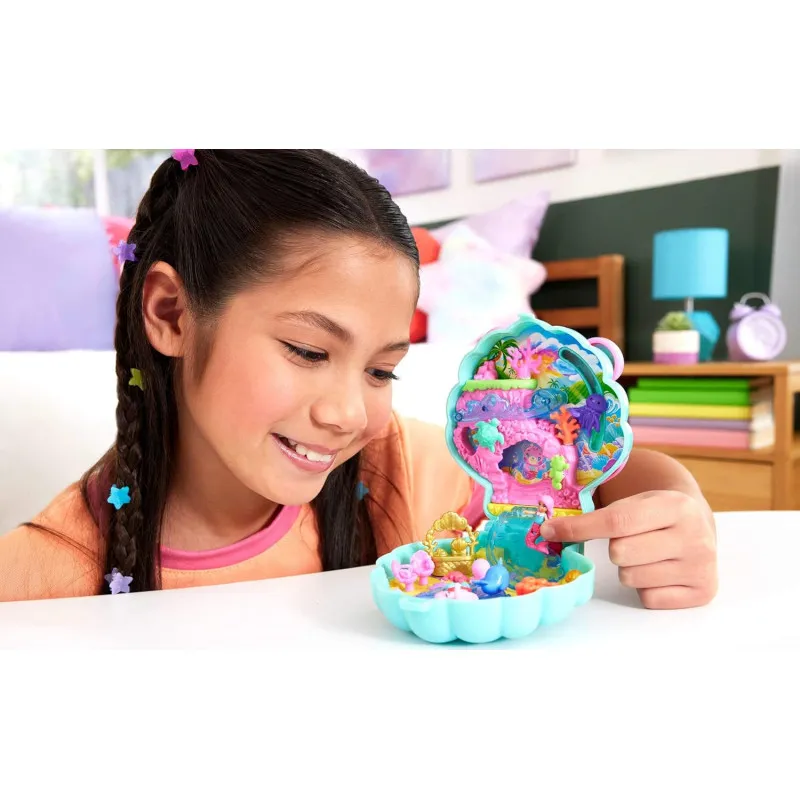 Polly Pocket - Glitter Island Compact - Mattel