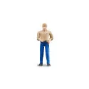 Bruder 60006 figurine homme peau claire jean bleu 1:16