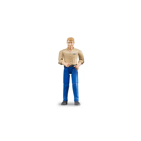 Bruder 60006 figurine homme peau claire jean bleu 1:16