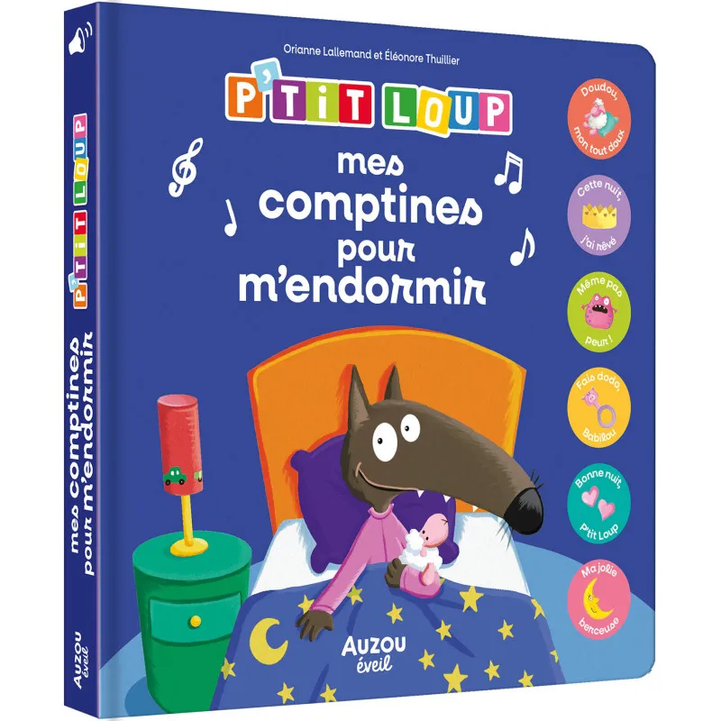 Mes premiers sonores - P'tit loup - Mes comptines pour m'endormir