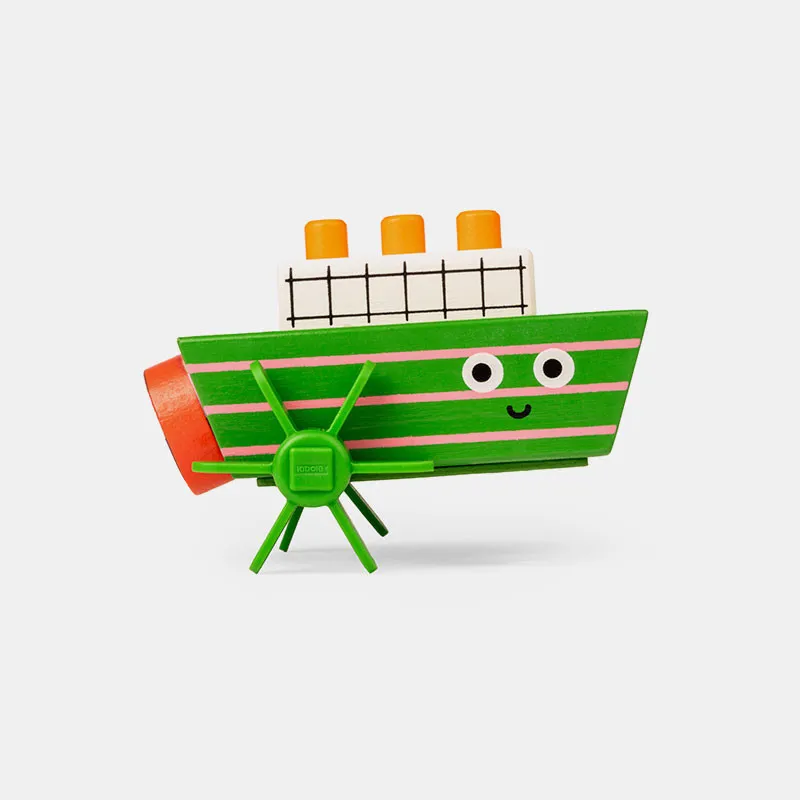 Wind-up Boat, green | Le Nuage de Charlotte