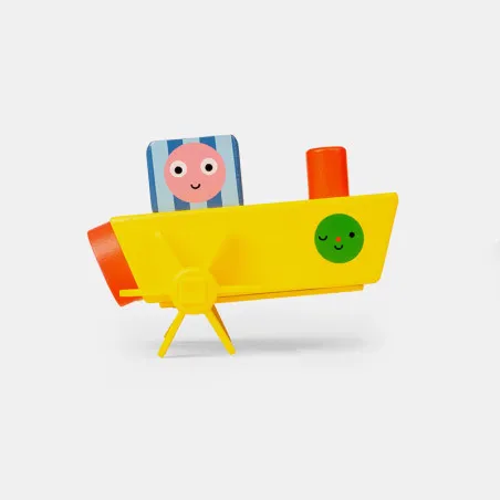 Wind-up Boat, yellow | Le Nuage de Charlotte