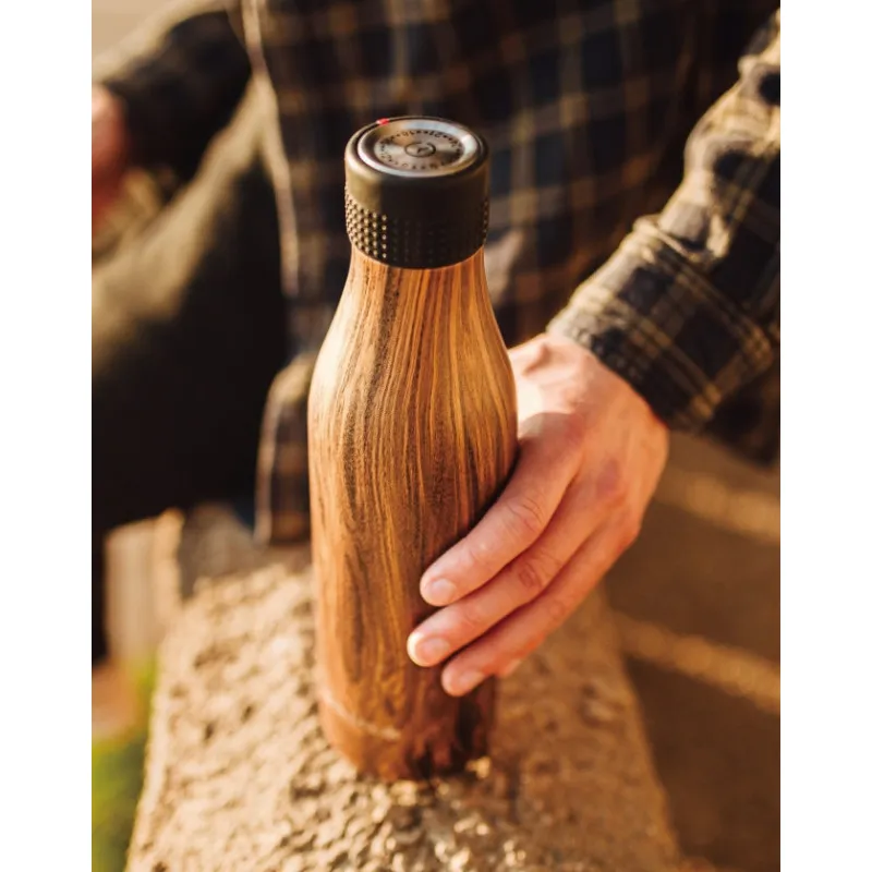 Insulated bottle Wood ~500ml~