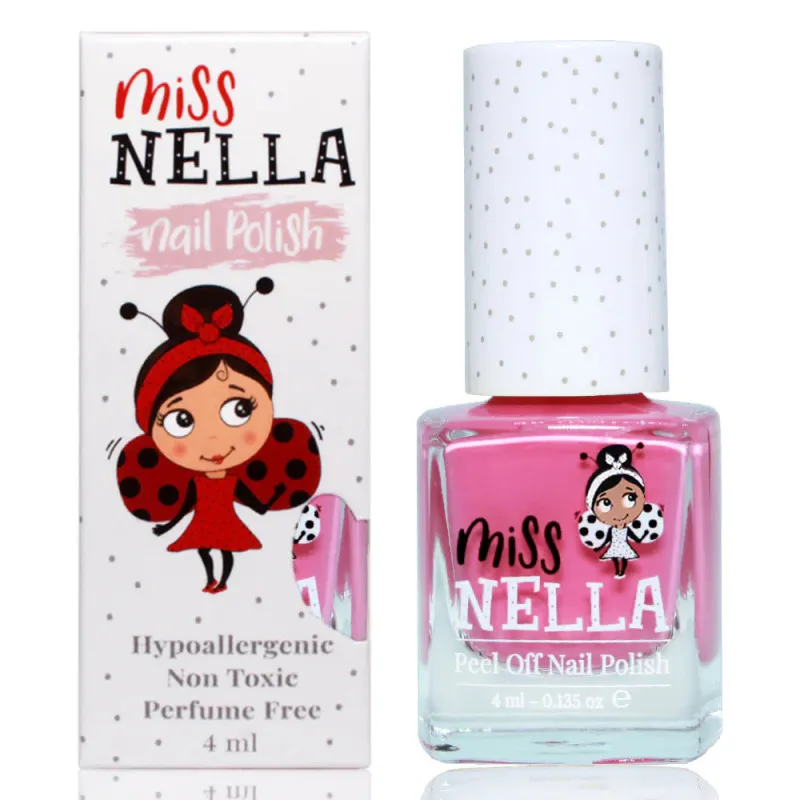 Pink A Boo 4ml peel-off kids nail polish