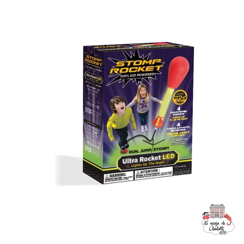 Stomp Rocket Ultra Rocket LED - DLC-1620500 - D&L Company - Outdoor Play - Le Nuage de Charlotte