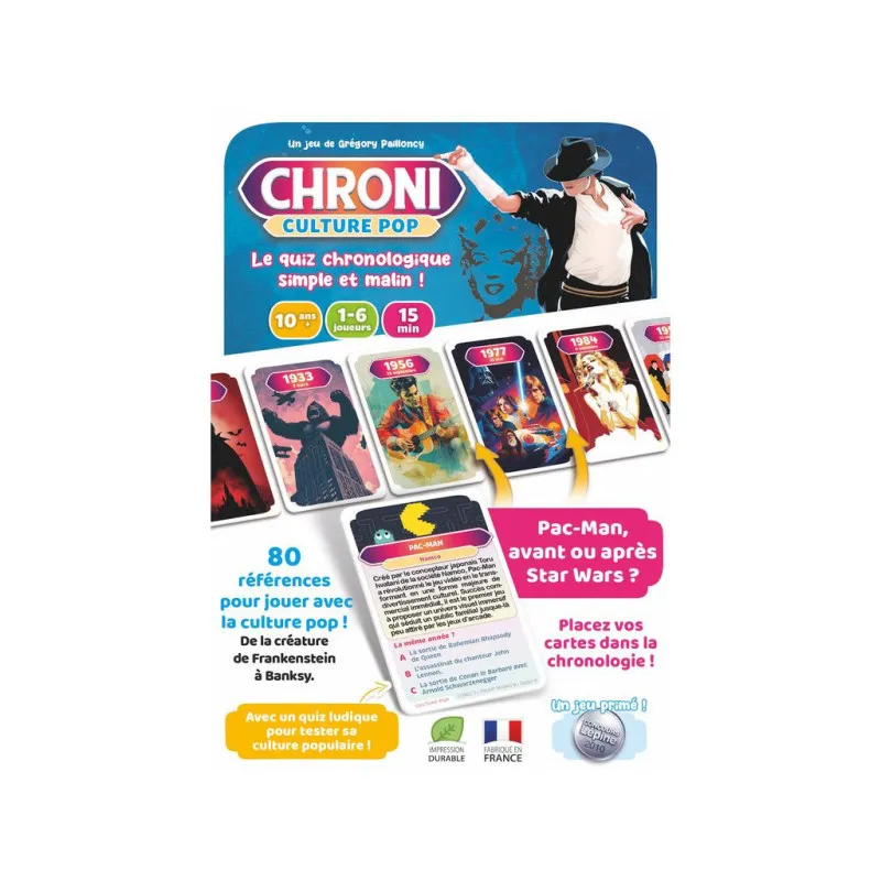 Chroni -  Culture POP : jeu de cartes éducatif chronologie Histoire