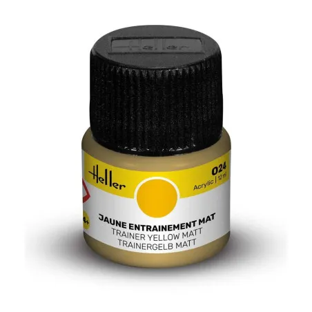 Heller Acrylic Paint 024 Trainer yellow matt 12 ml