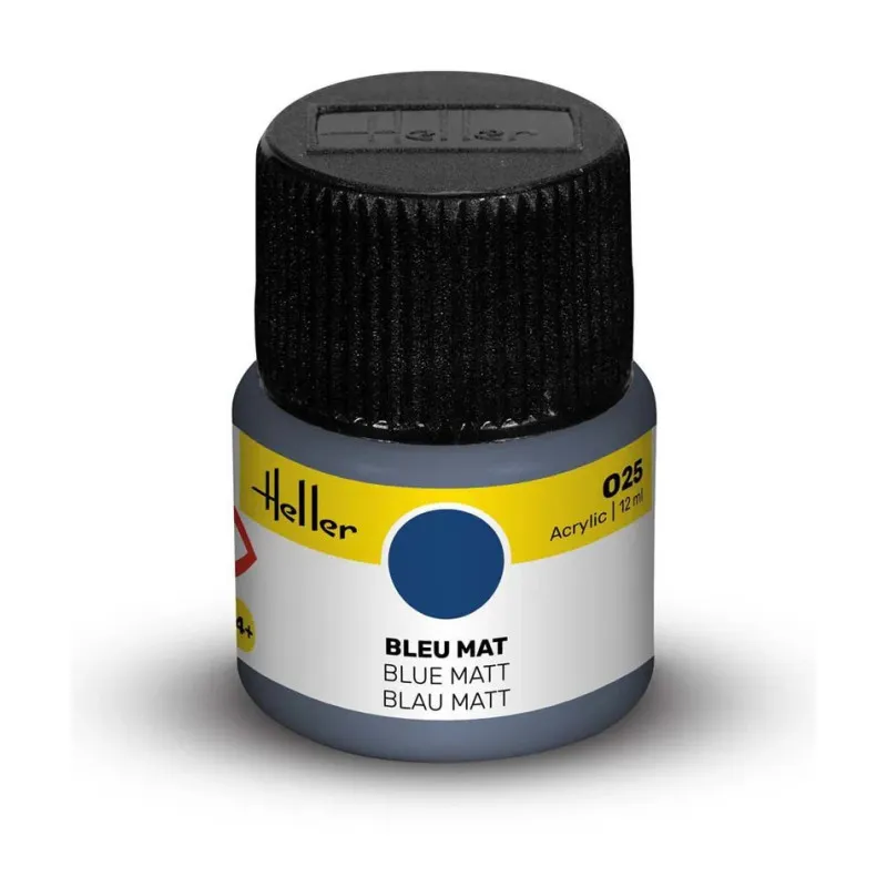Peinture acrylique Heller 025 bleu mat 12 ml