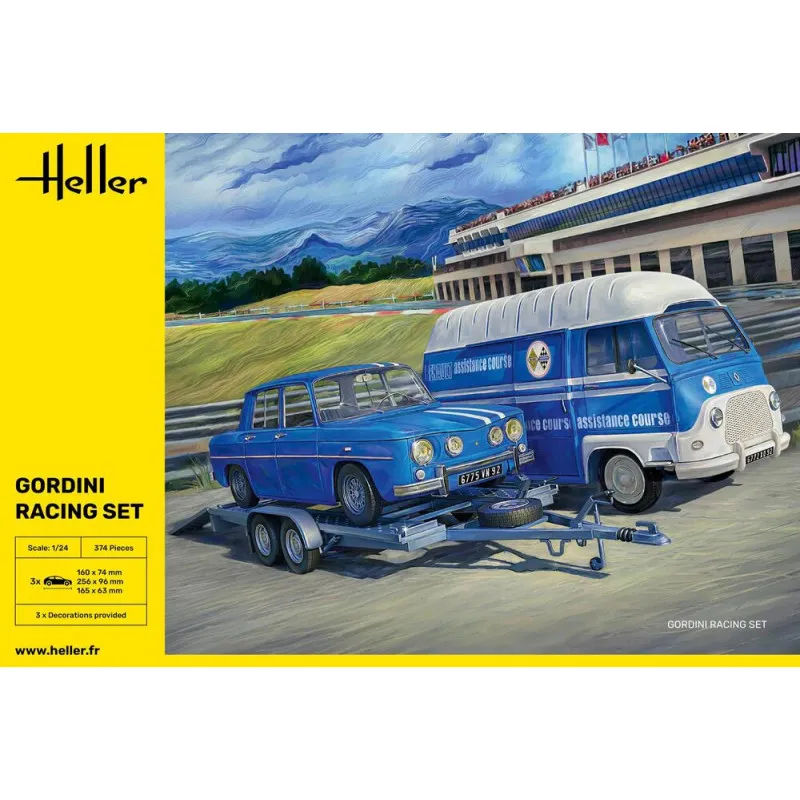 Heller 50328 Gordini Racing Set – Maquette 1:24