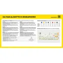 Heller 56286 Starter Kit SA 316 Alouette III Gendarmerie 1:72