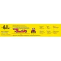 Heller 80780 Delahaye Type 103 Fire Truck Model Kit 1:24