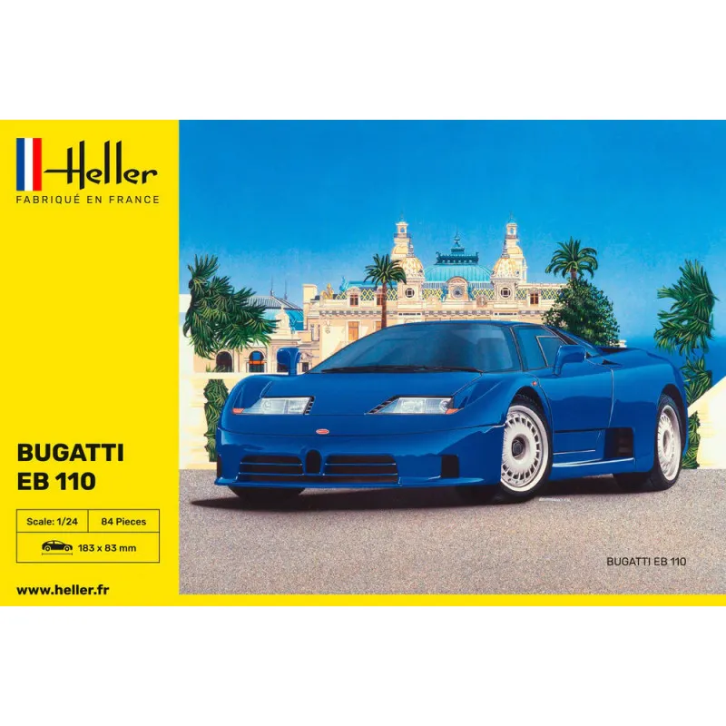 Heller 80738 Bugatti EB 110 1:24 – Maquette plastique
