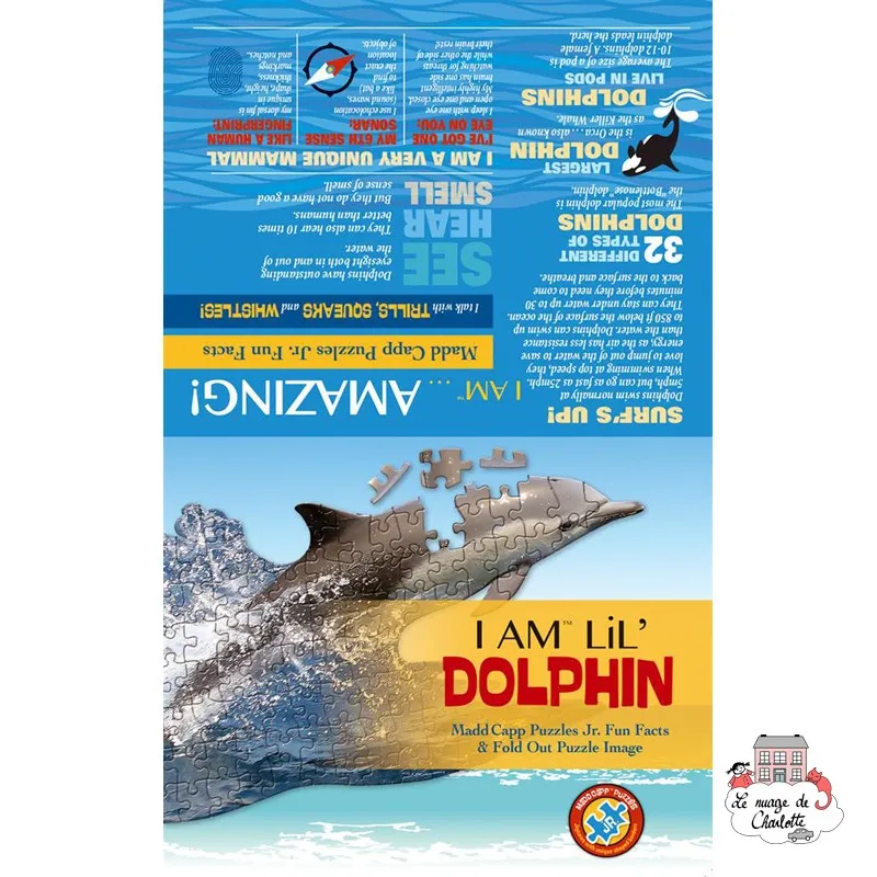 I AM LiL' - Dolphin - MDC-5124006 - MaDDCaPP - Puzzles for the bigger ones - Le Nuage de Charlotte