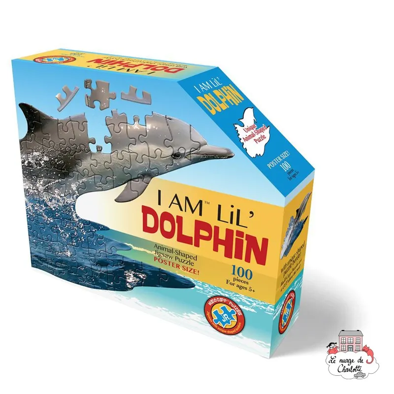I AM LiL' - Dolphin - MDC-5124006 - MaDDCaPP - Puzzles for the bigger ones - Le Nuage de Charlotte