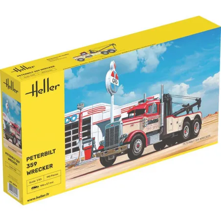 Peterbilt 359 Wrecker 1:43 Heller 80794 maquette camion