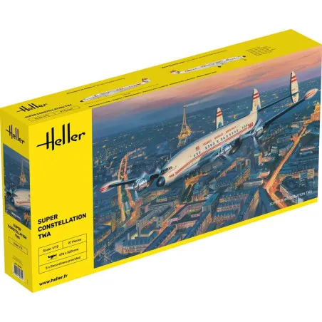 Super Constellation TWA 1:72 Heller 82391 maquette avion