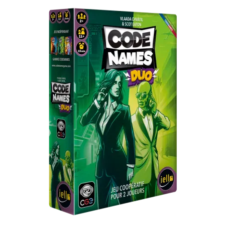Acheter CodeNames Duo - Board Games - Iello - Le Nuage de Charlotte