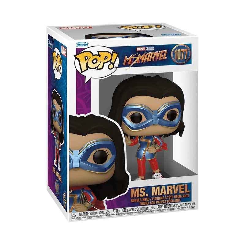 Funko POP Ms. Marvel Peace Sign – Marvel Vinyl Figure #1077