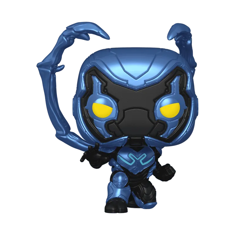 Funko POP Blue Beetle Crouching – Figurine vinyle DC #1403