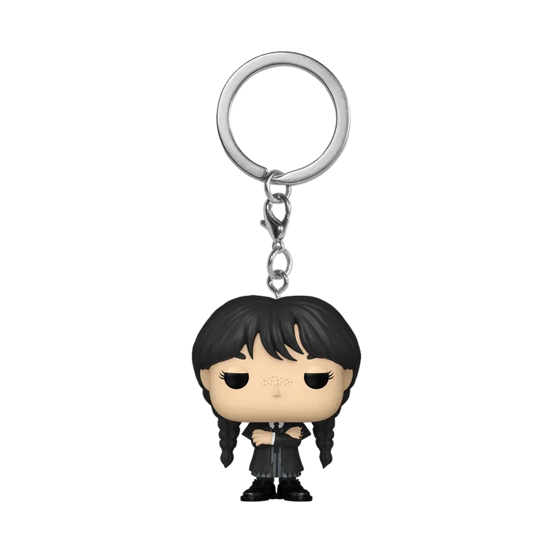 Funko POP Keychain Wednesday Addams Black Coat - 86677