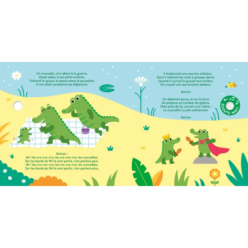 Ma comptine animée - Ah ! les crocodiles