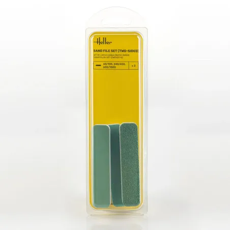 Heller Sand File Set 3 Pieces Double-Sided Modelling Tool