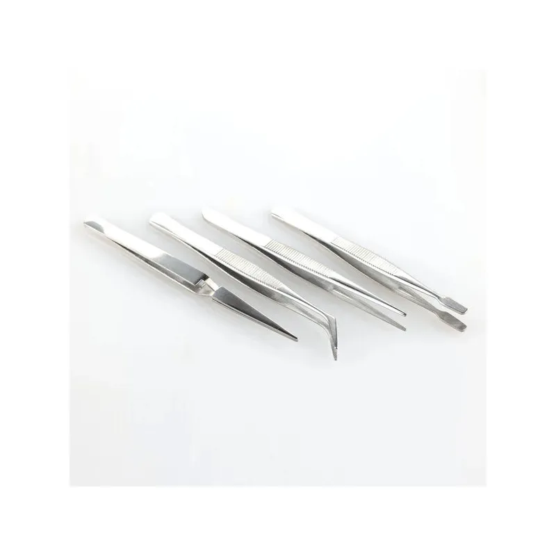Set de pincettes Heller 4 pièces outils modélisme
