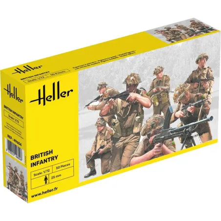 Infanterie britannique 1/72 Figurines Plastique Heller