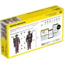 British Infantry 1/72 Heller Plastic Model Figures