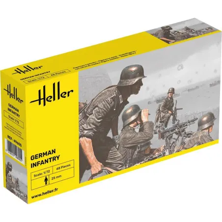 Infanterie allemande 1/72 Figurines Plastique Heller