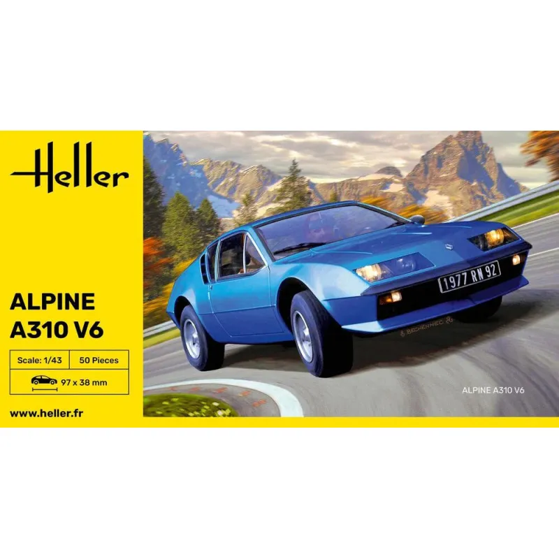 Alpine A310 1/43 Maquette Plastique Heller