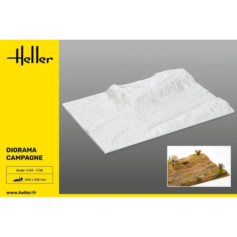 Heller Countryside Diorama Base 1/35 Scenic Accessory