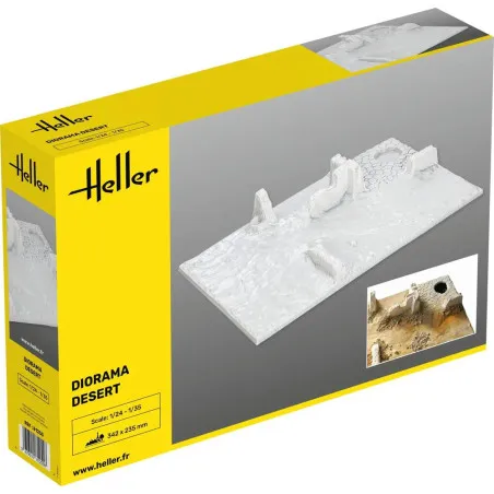 Socle Diorama désert Heller 1/35 Base Diorama
