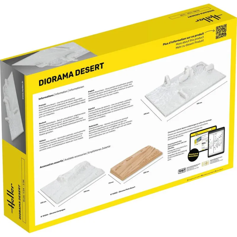 Heller Desert Diorama Base 1/35 Accessory