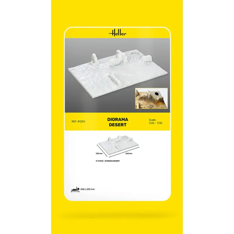 Heller Desert Diorama Base 1/35 Accessory