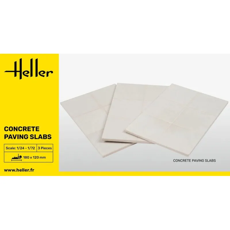 Heller Concrete Paving Slabs Diorama Base