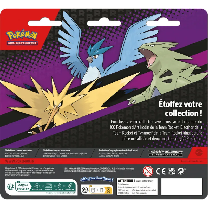 Pokémon TCG 2 Booster Blister + 3 Shiny Cards (FR)