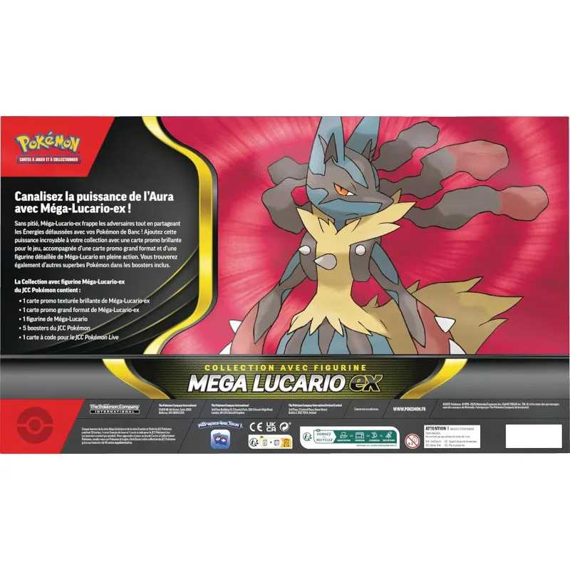 Coffret Collection Méga-Lucario-ex Pokémon JCC