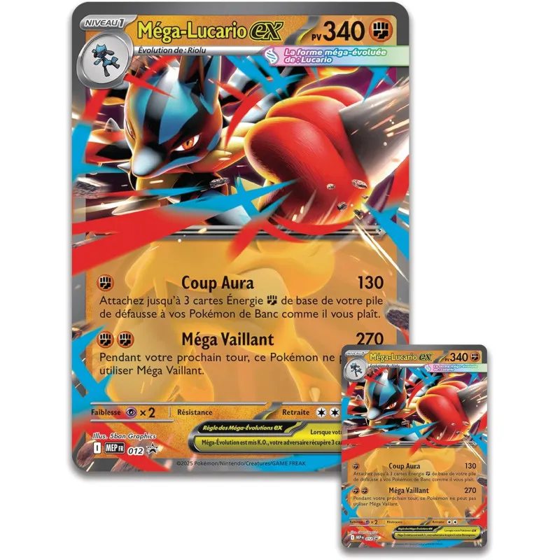Coffret Collection Méga-Lucario-ex Pokémon JCC