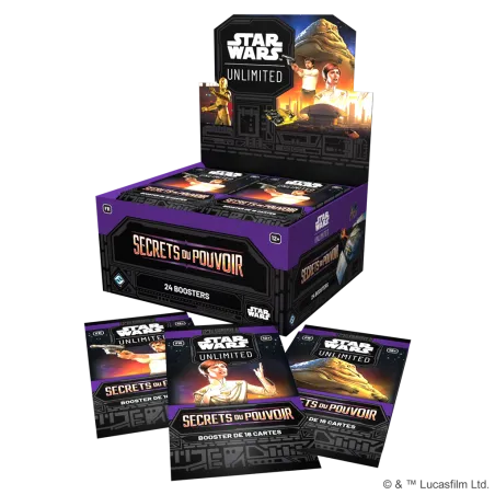 Star Wars Unlimited Booster – Secrets du pouvoir