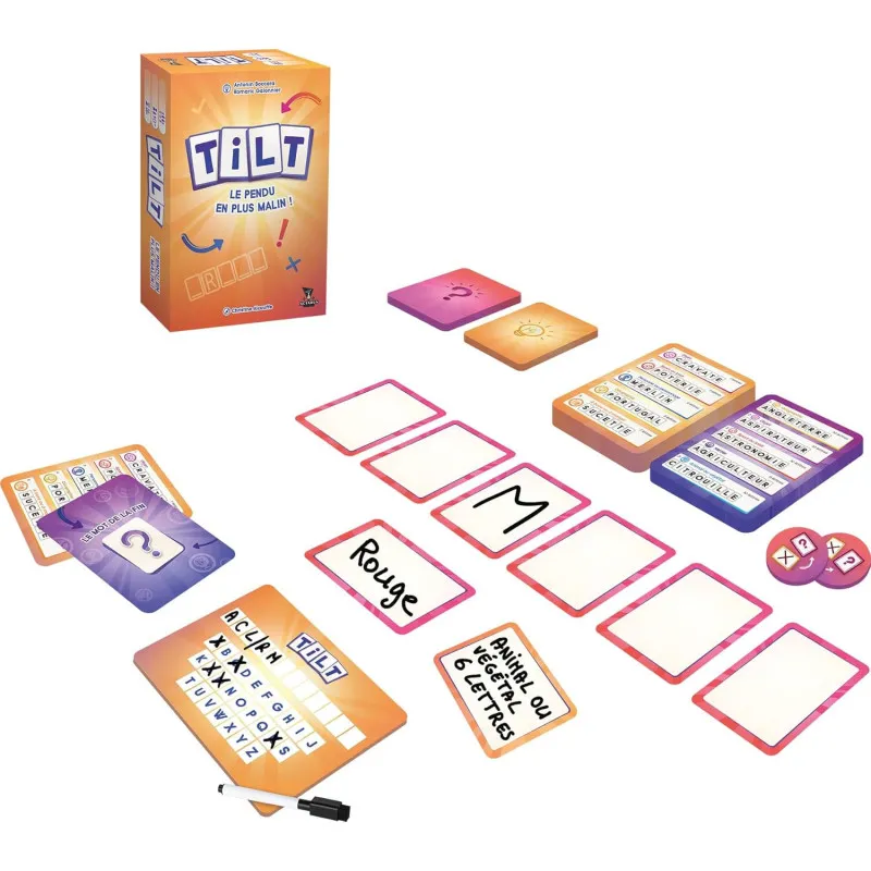 Tilt – Jeu coopératif de lettres et déduction