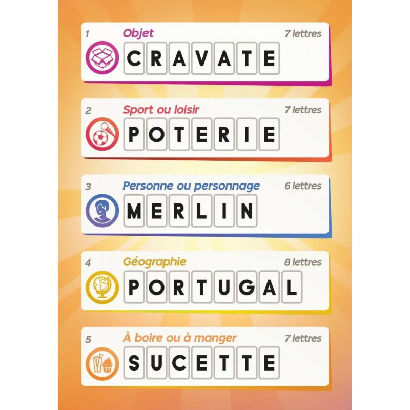 Tilt – Jeu coopératif de lettres et déduction