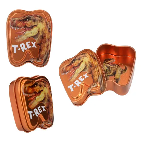 Tin tooth box - Dino World